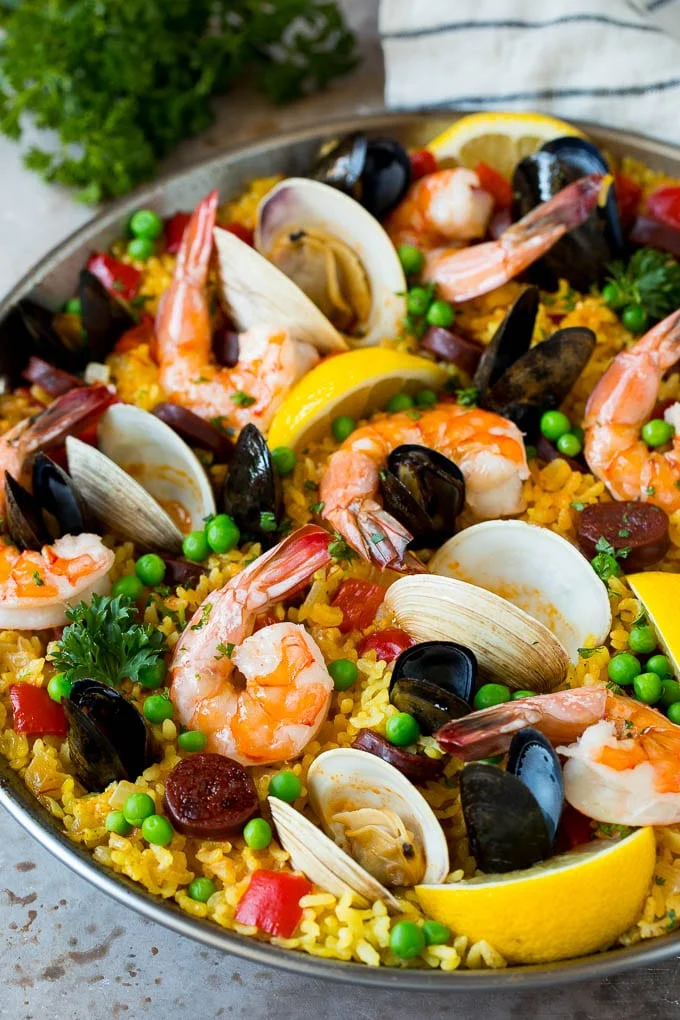 Paella dish