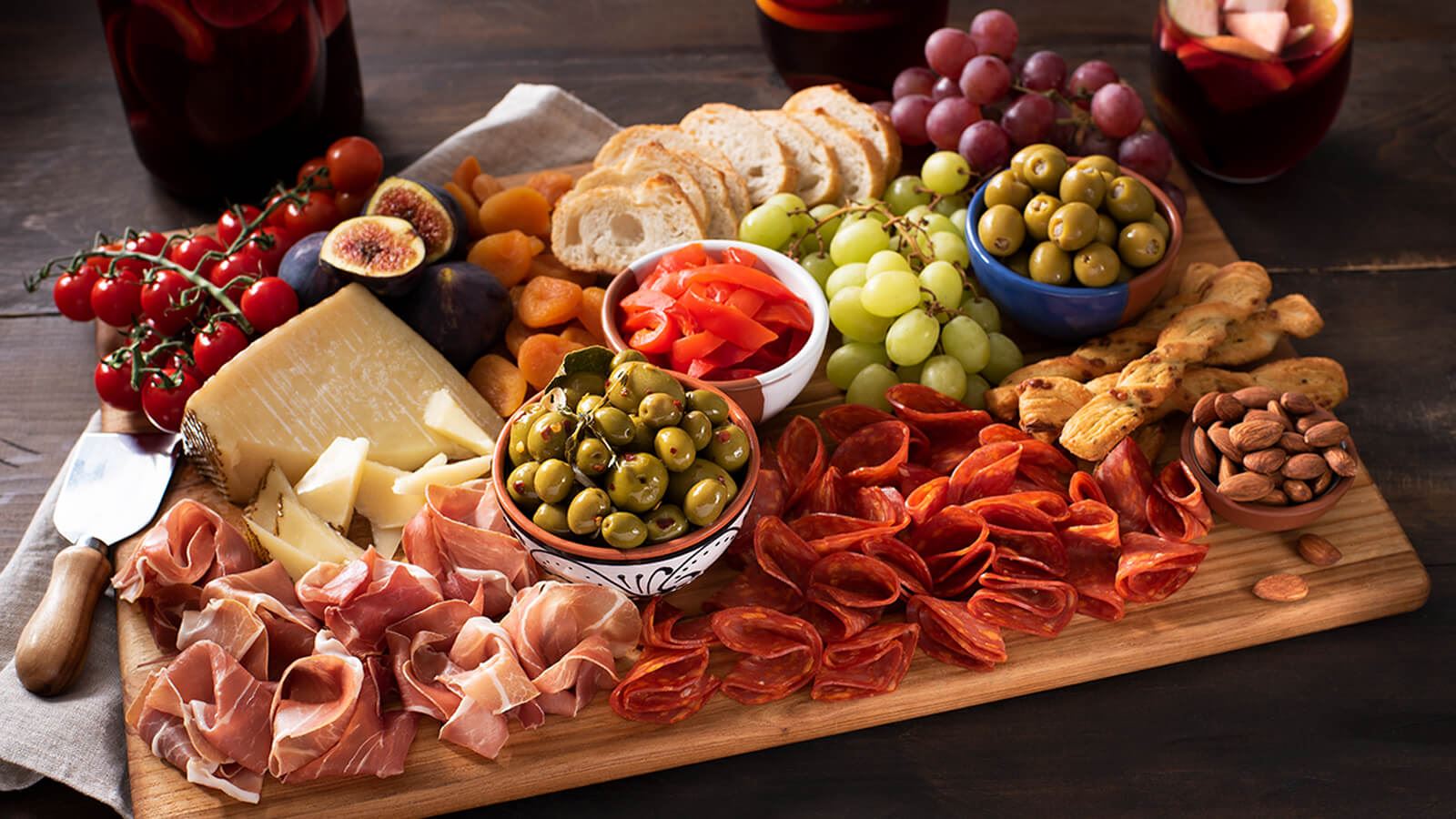 Cold meats,fruit and Cheese platter